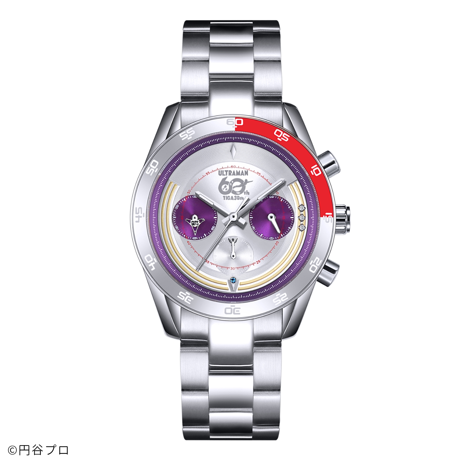 ultramantiga30th-watch-01 『ウルトラマンティガ』30周年記念 クロノグラフ腕時計