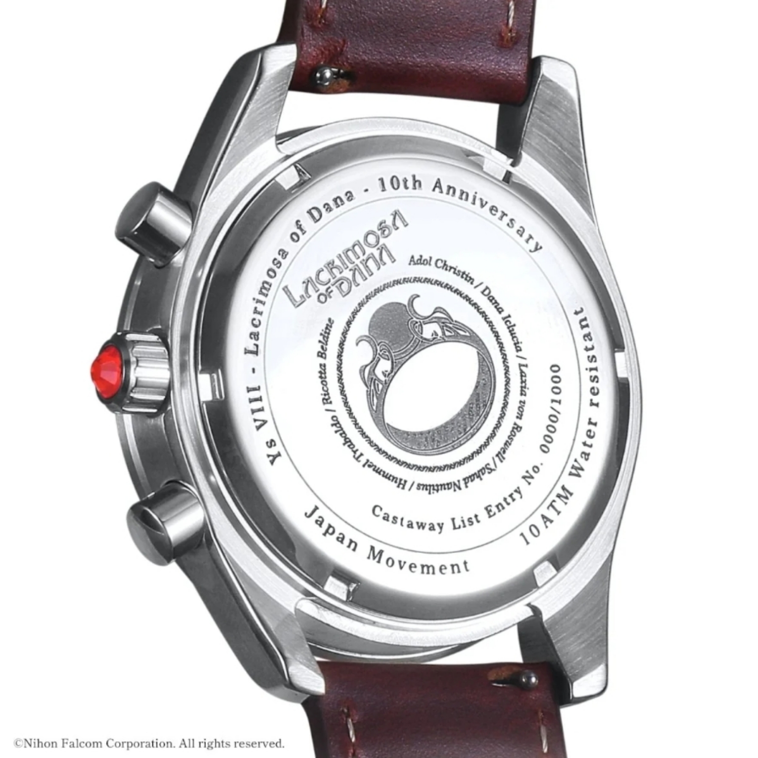 ys8_adle_wristwatch-03 イースVIII-Lacrimosa of DANA- 10周年記念クロノグラフ腕時計 アドルモデル