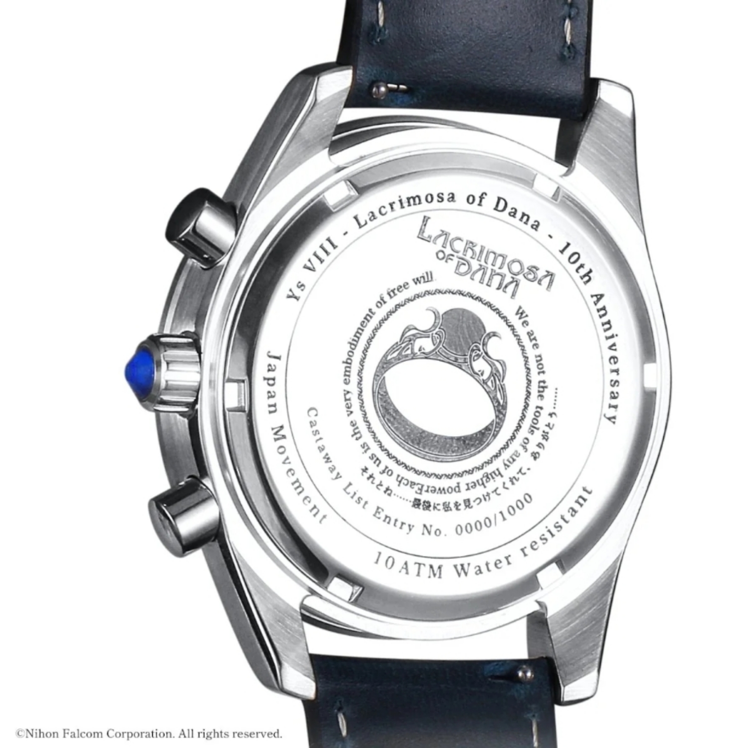 ys8_dana_wristwatch-03 イースVIII-Lacrimosa of DANA- 10周年記念クロノグラフ腕時計 ダーナモデル